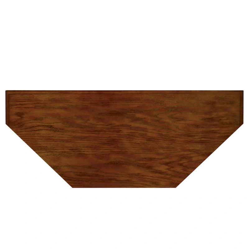 Leick Home Solid Wood Mission Corner TV Stand