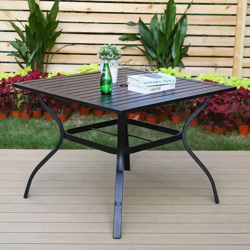 5pc Dining Set with 37" Table & 4 Swivel Arm Chairs - Captiva Designs