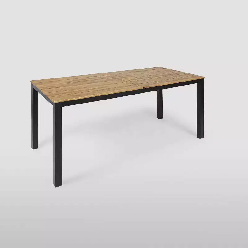 Ensemble de salle à manger d'extérieur 7 pièces en bois d'acacia Concord Teak - Christopher Knight Home : Résistant aux intempéries, 6 places