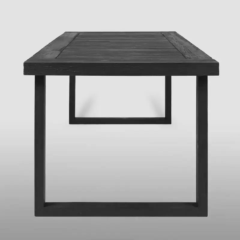 Nestor 6pc Acacia Wood Dining Set - Dark Gray/Light Gray - Christopher Knight Home