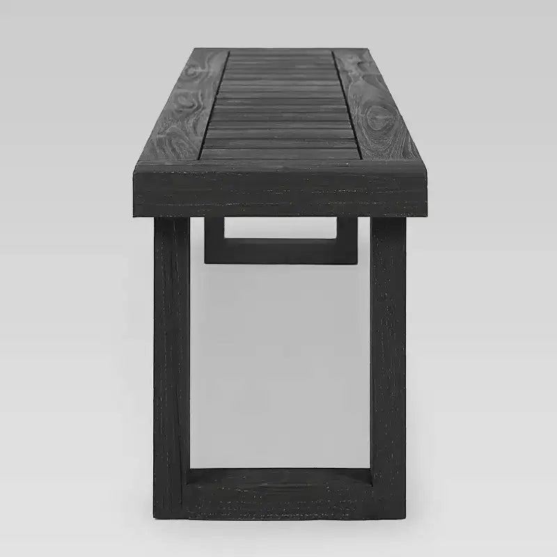 Nestor 6pc Acacia Wood Dining Set - Dark Gray/Light Gray - Christopher Knight Home