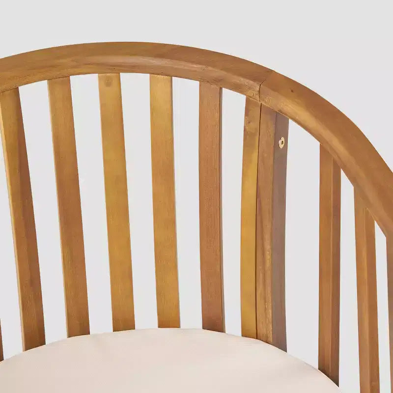 Alondra 5pc Acacia Wood Square Dining Set - Teak - Christopher Knight Home