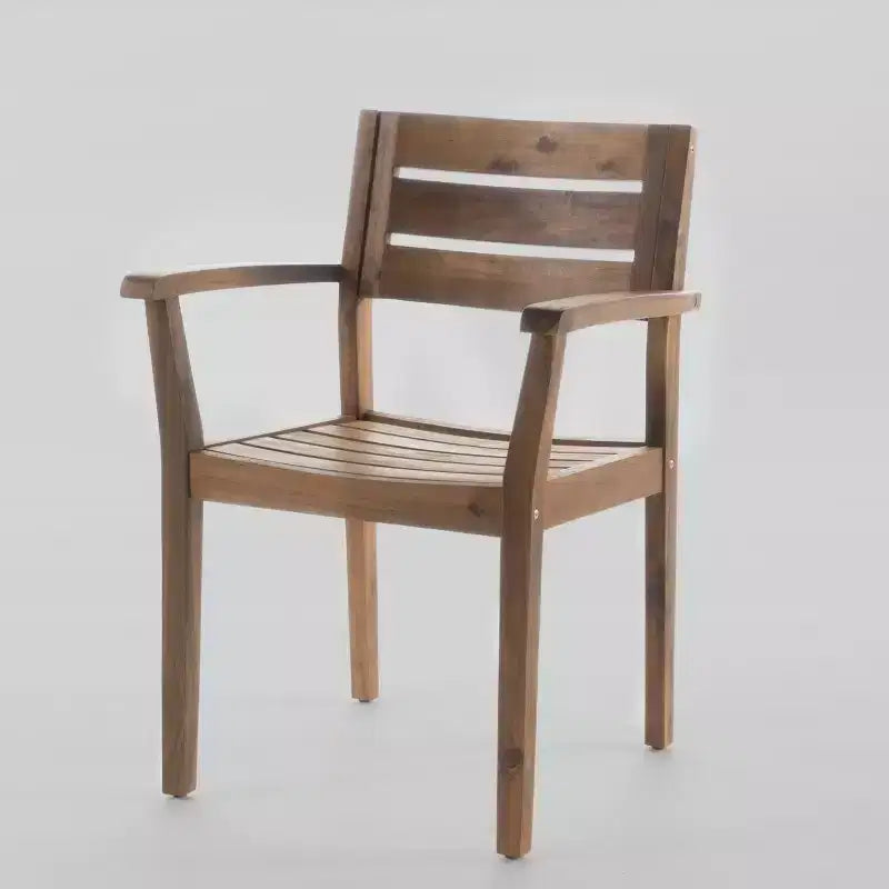 Ensemble de salle à manger Wilson 9 pièces en bois d'acacia avec table extensible - Teck - Christopher Knight Home : Résistant aux intempéries, ensemble de patio 8 places