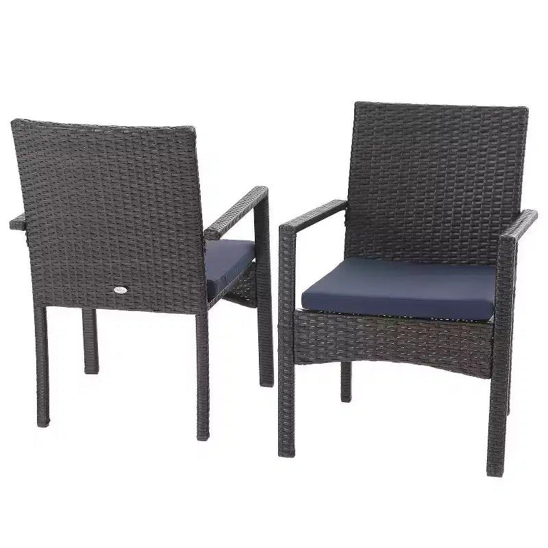 Ensemble de salle à manger 7 pièces avec table rectangulaire extensible et 6 chaises en rotin synthétique - Captiva Designs : Mobilier d'extérieur résistant aux intempéries