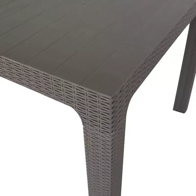 Lucca 7pc Dining Set with Cushions: Weather-Resistant Polypropylene, UV Protection - DUKAP