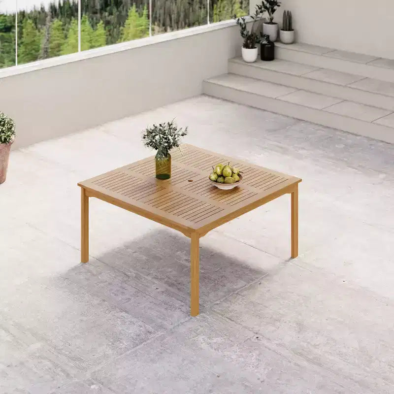 Amazonia Ipanema 9pc Square Outdoor Patio Dining Set Gray