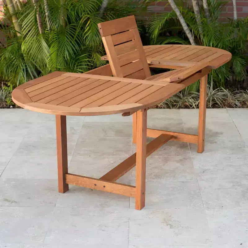 Amazonia Beijo 7pc Oval Outdoor Patio Dining Set White