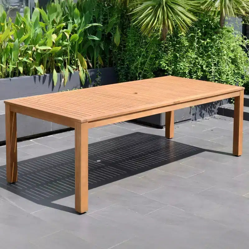 Amazonia Beijo 7pc Rectangular Outdoor Patio Dining Set Gray