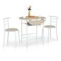 31.5 Drop Leaf Dining Table for Small Space,Small Kitchen Table Set for 2