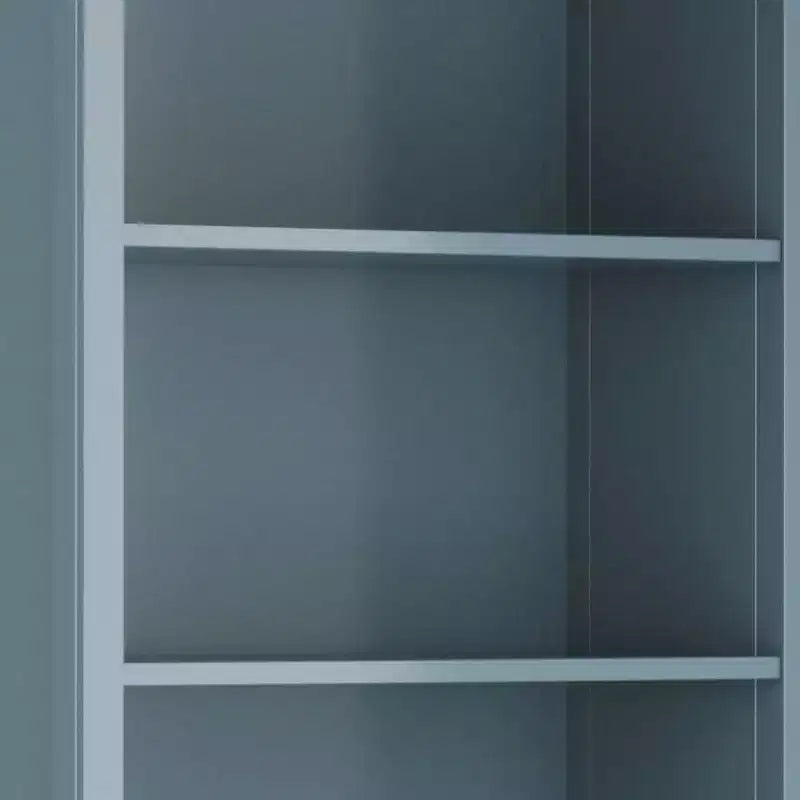 70 Five-Shelf Solid Wood Bookcase - Lacquered Pine, 4 Adjustable Shelves