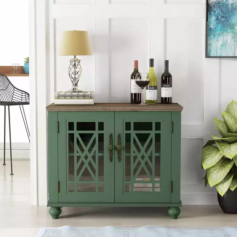 38 Vintage Storage Sideboard Buffet Accent Cabinet - Festivo