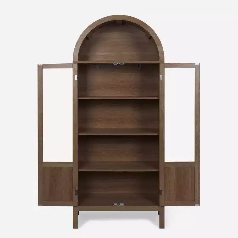 Arched Cabinet Wooden Display Cabinet