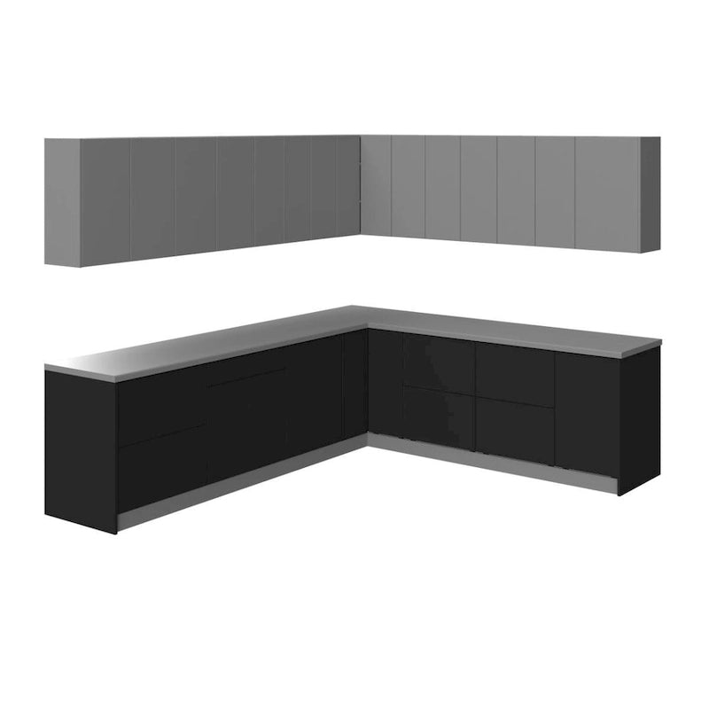 Kitchen Modern Collection Black Color Base Size 10x8,5Ft Wide - 102x120