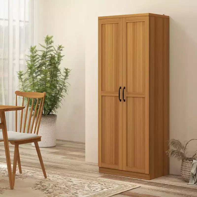 63 2-Door Kitchen Pantry, Freestanding Storage Cabinet with 5-tier Shelving and 2 Adjustable Shelves for Dining Room