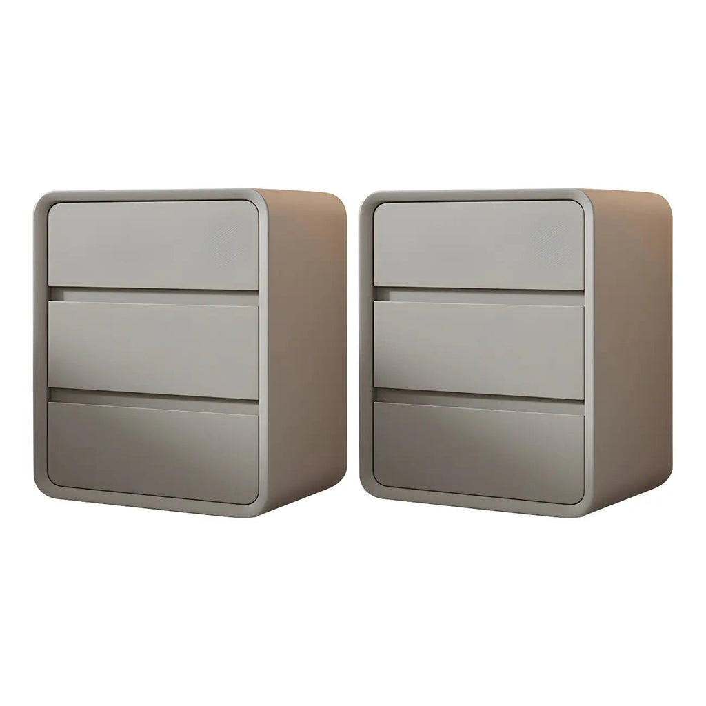 Scandinavian Wood Narrow Bedside Cabinet