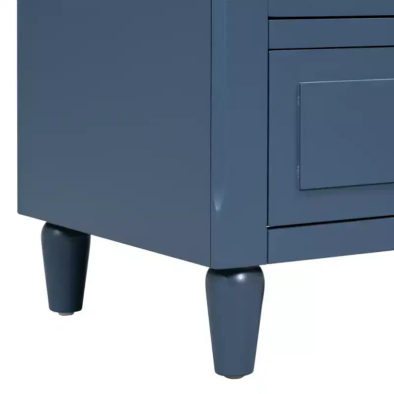 Whisen 28 Modern Minimalist 3-Drawer Nightstand Storage Wood Cabinet Sofa Side Table
