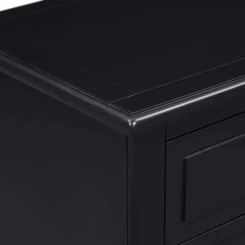 Whisen 28 Modern Minimalist 3-Drawer Nightstand Storage Wood Cabinet Sofa Side Table