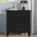 Whisen 28 Modern Minimalist 3-Drawer Nightstand Storage Wood Cabinet Sofa Side Table