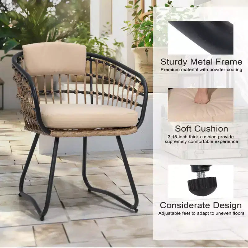 Crestlive Products 6 Person Aluminum Outdoor Dining Set Rectangular Expandable Dining Table with chairs Waterproof Rust-Proof All Weather