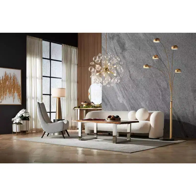 Possini Euro Design Possini Euro Drayden 31 x 31 Golden Triangles Wall Mirror