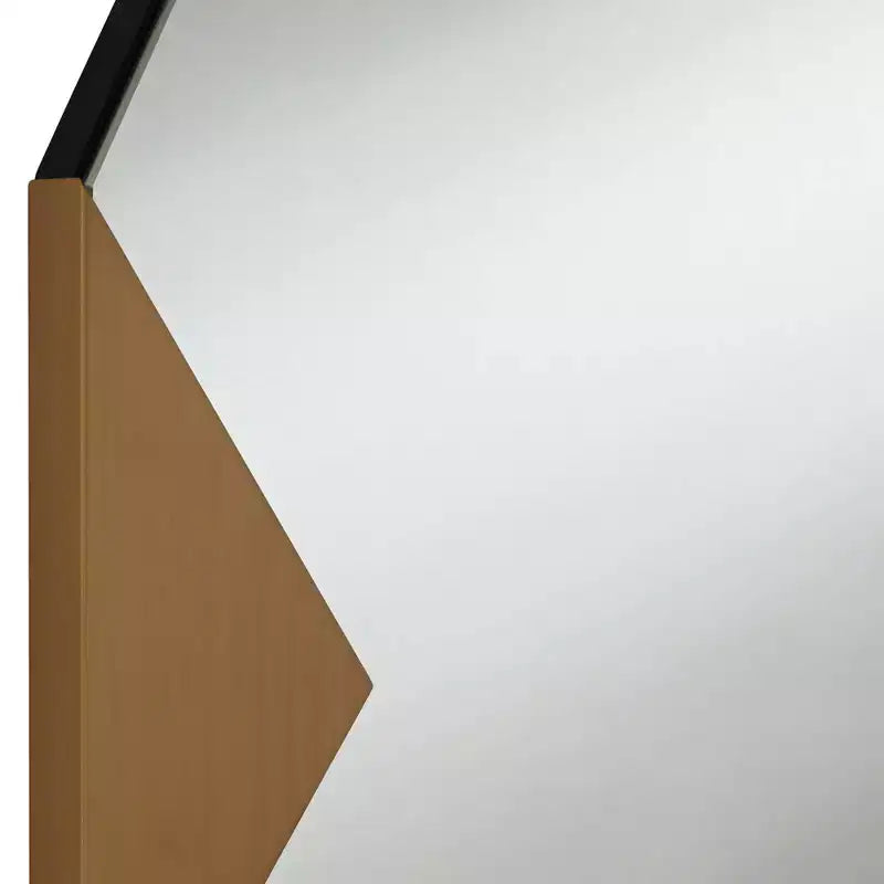 Possini Euro Design Possini Euro Drayden 31 x 31 Golden Triangles Wall Mirror