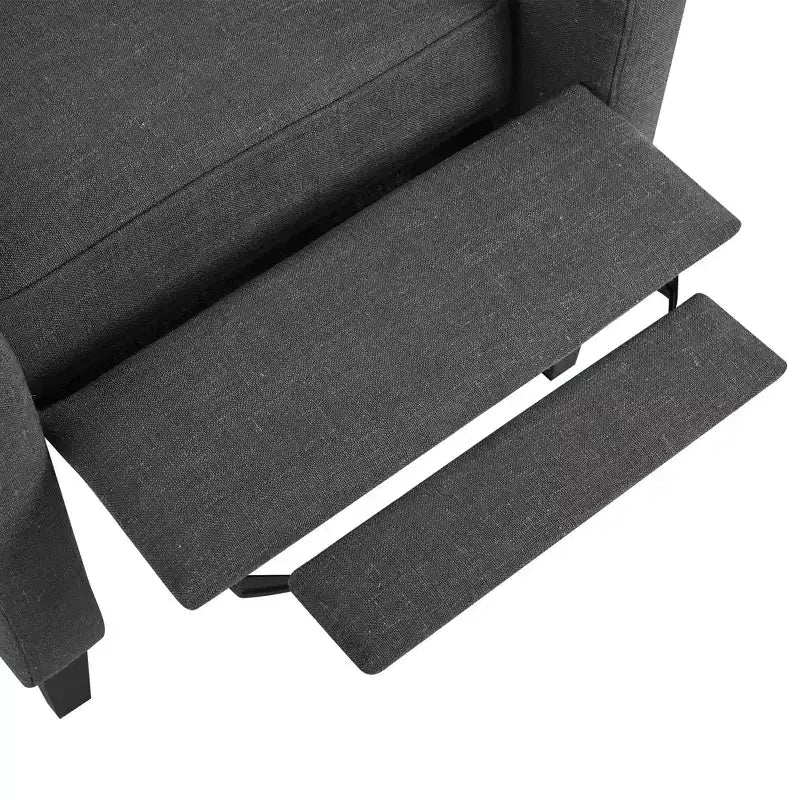 Christopher Knight Home Nicole Button-tufted Upholstered Recliner Chair with Foldable Side Table