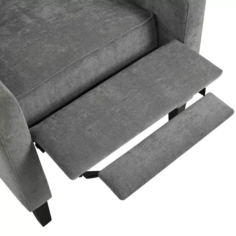 Christopher Knight Home Nicole Button-tufted Upholstered Recliner Chair with Foldable Side Table