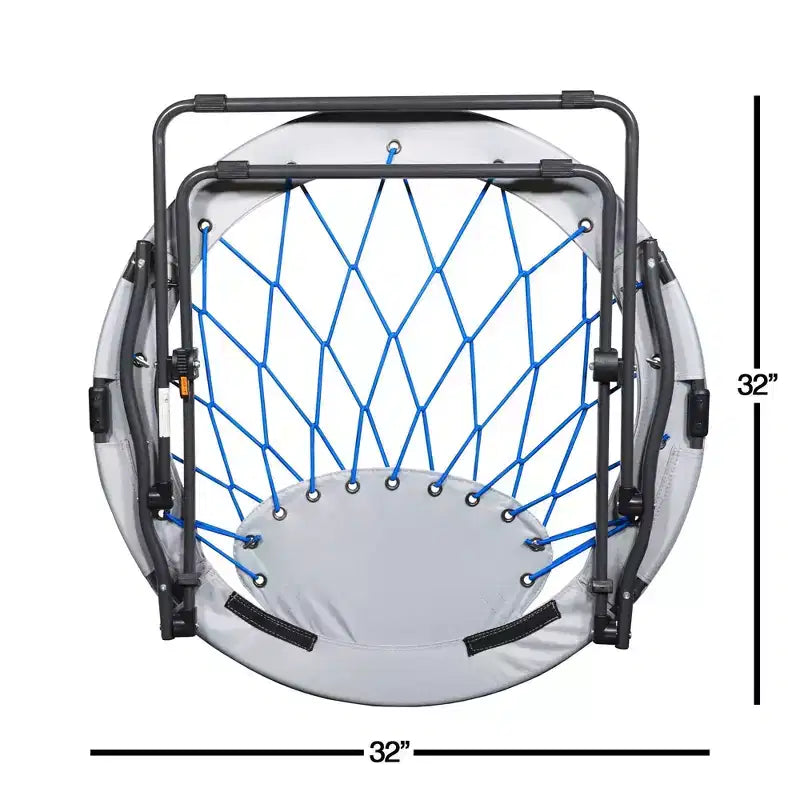 Zenithen Bungee Round Folding Dish Saucer Chair