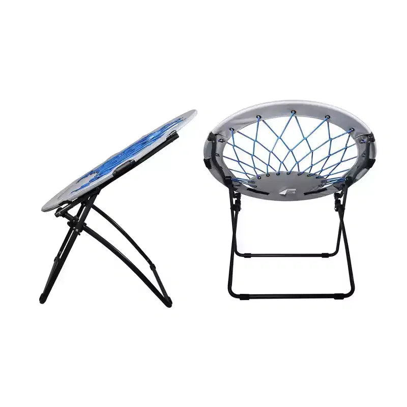 Zenithen Bungee Round Folding Dish Saucer Chair