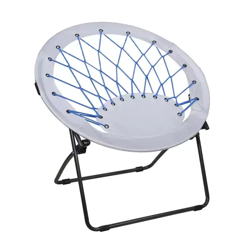 Zenithen Bungee Round Folding Dish Saucer Chair