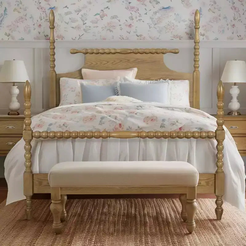Christopher Knight Home Elainet Wood Queen Bed