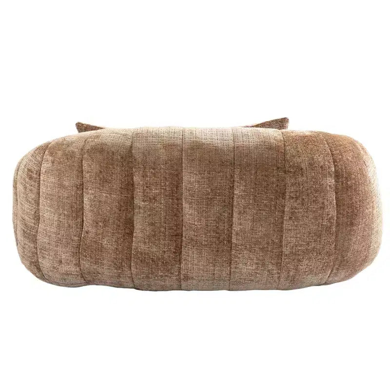 GDFStudio Anna Chenille Tufted 57.06 W Bean Bag Sofa with 2 Pillows