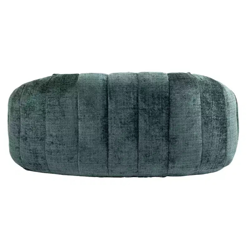 GDFStudio Anna Chenille Tufted 57.06 W Bean Bag Sofa with 2 Pillows