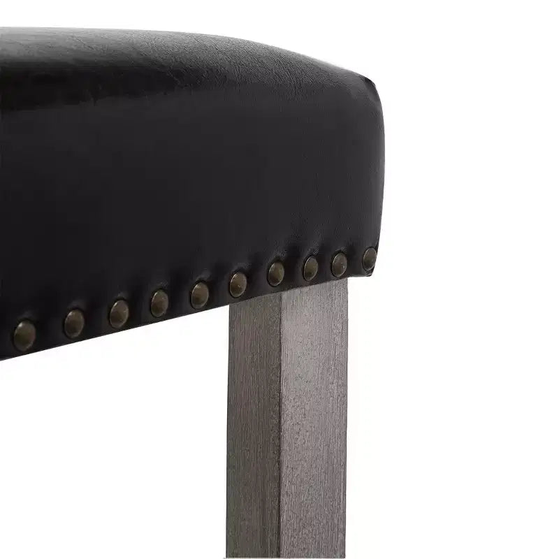 WestinTrends 29 Upholstered Saddle Seat Counter Stool