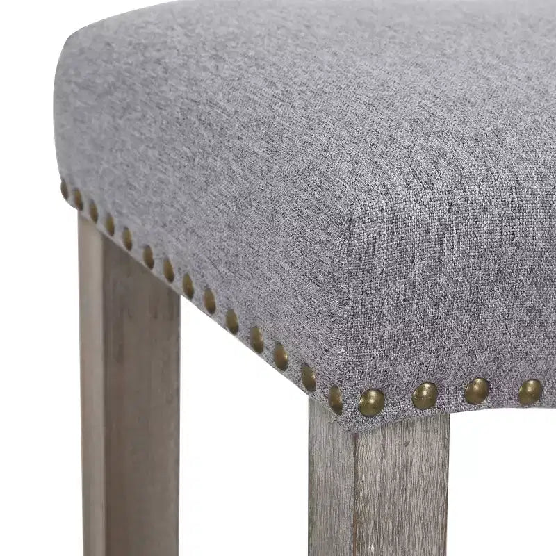 WestinTrends 29 Upholstered Saddle Seat Counter Stool