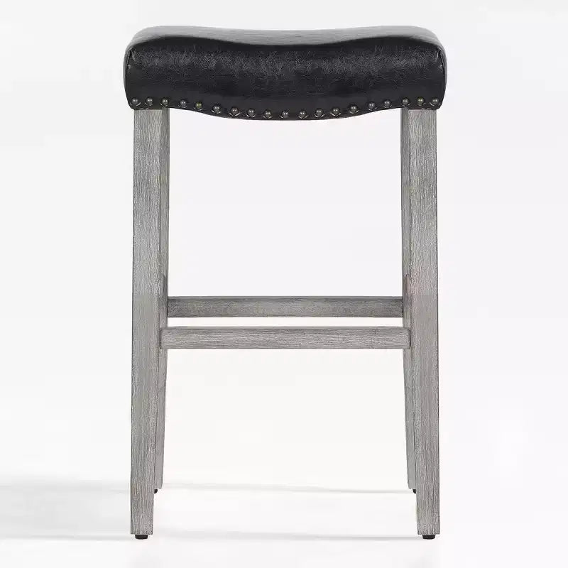 WestinTrends 29 Upholstered Saddle Seat Counter Stool