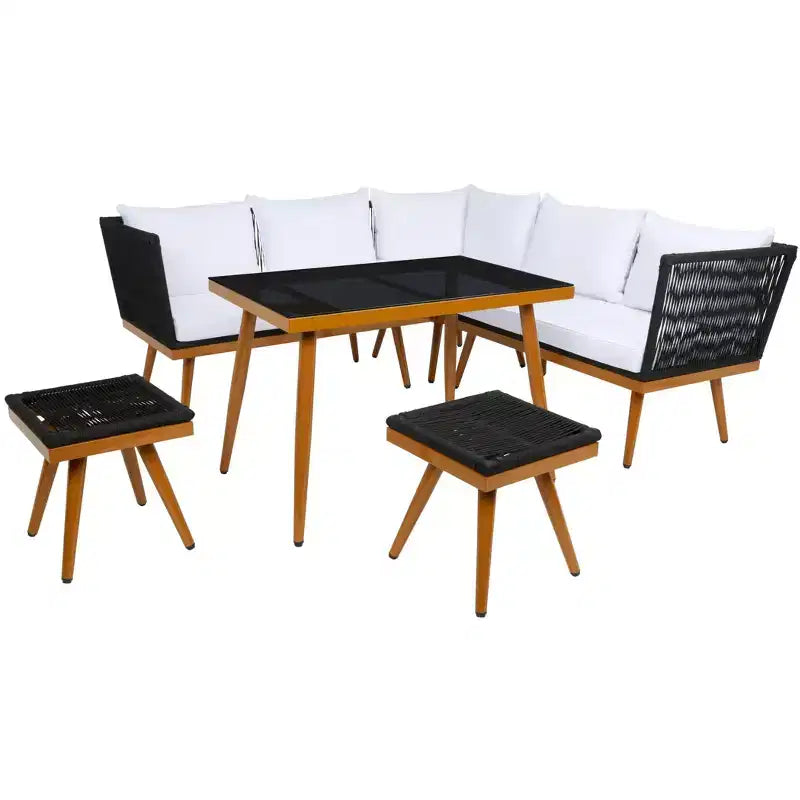 Romlin Outdoor Dining Set - Indoor/Outdoor - PAT7528 - Safavieh