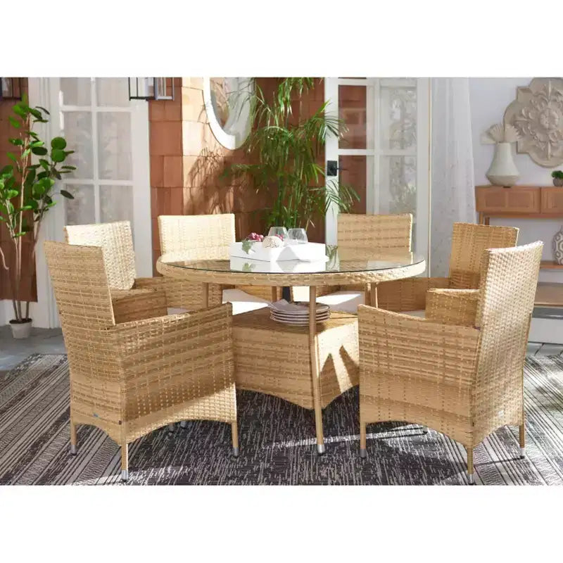 Challe Dining Set - Indoor/Outdoor - PAT7702 - Safavieh