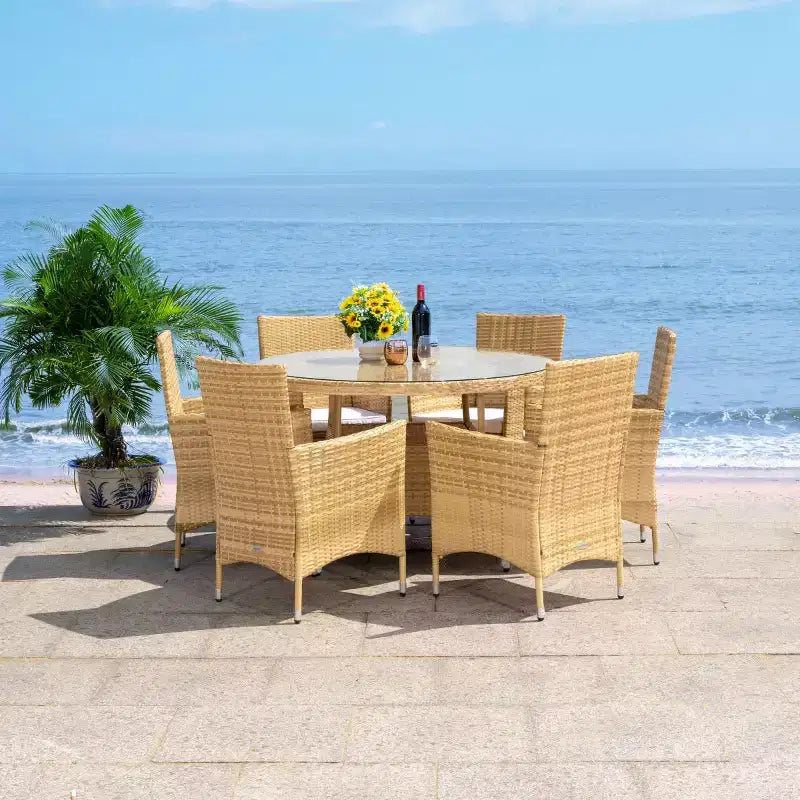 Challe Dining Set - Indoor/Outdoor - PAT7702 - Safavieh