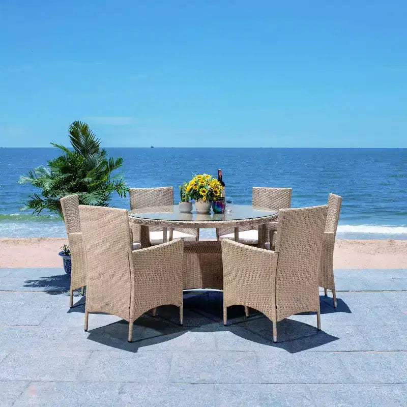 Challe Dining Set - Indoor/Outdoor - PAT7702 - Safavieh