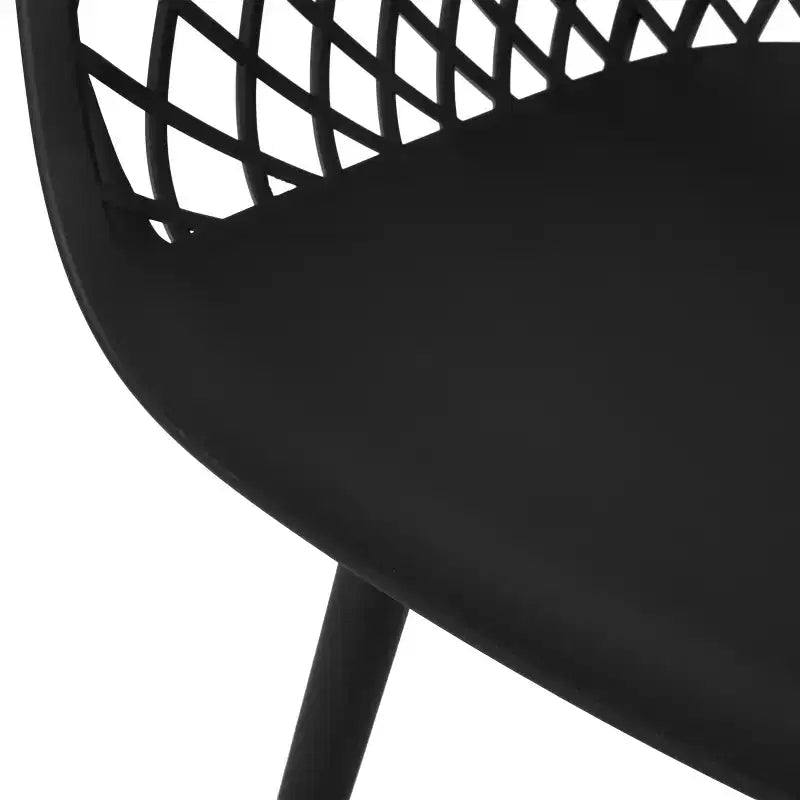 Ensemble de salle à manger d'extérieur 7 pièces Christopher Knight Home Renata en bois d'acacia et résine avec table à manger de 70,25 po, noir/teck