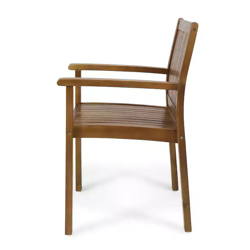 GDFStudio Argo Ensemble repas d'extérieur 5 pièces en bois d'acacia, Teck