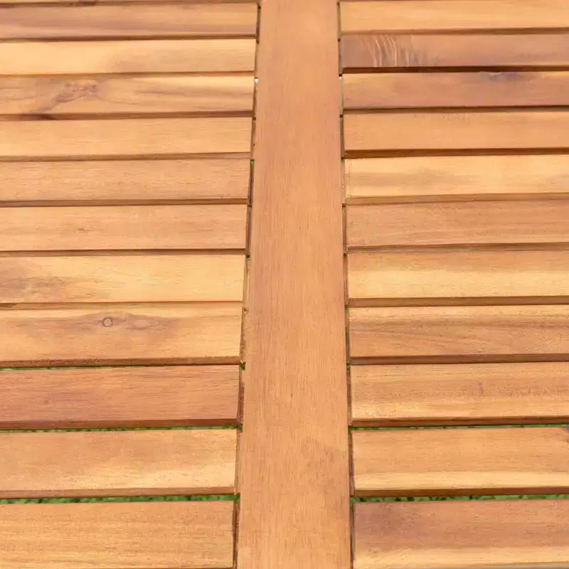 Ensemble de salle à manger d'extérieur en osier Whisen 7 pièces avec plateau de table en bois d'acacia, 6 chaises