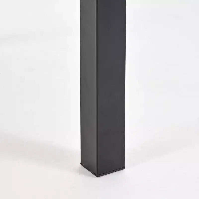 Christopher Knight Home Palmilla Outdoor Resin and Acacia Wood 7 Piece Dining Set, Black and Teak