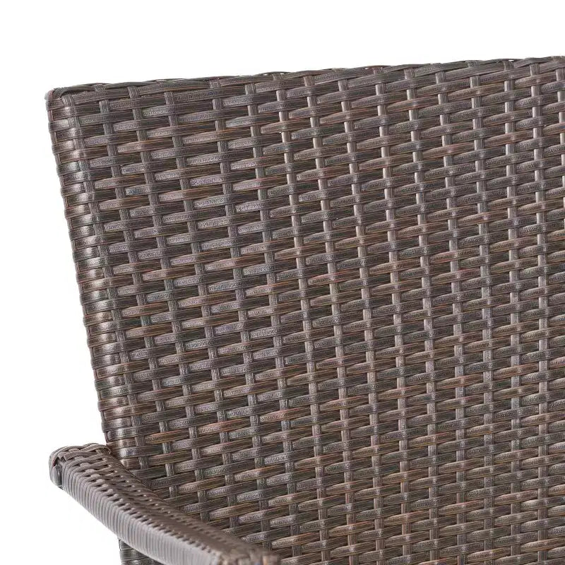 Christopher Knight Home Adina Outdoor Wicker and Aluminum 7 Piece Dining Set with Cushion