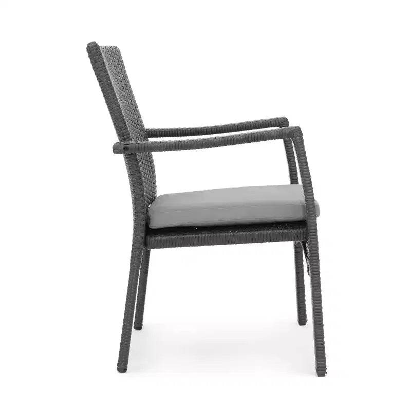 Christopher Knight Home Adina Outdoor Wicker and Aluminum 7 Piece Dining Set with Cushion
