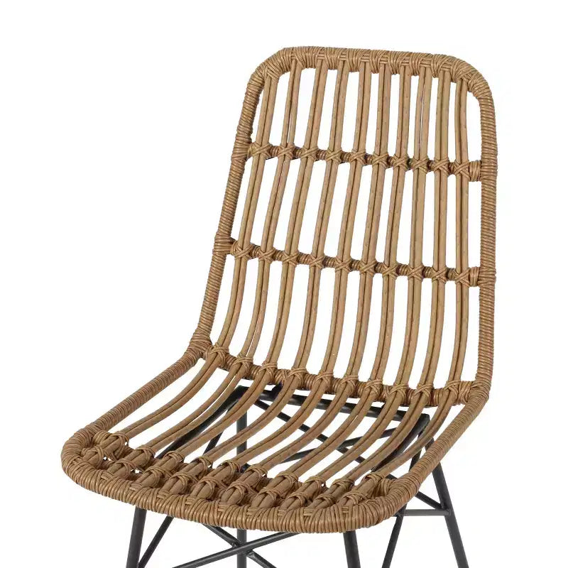 Christopher Knight Home Sawtelle Outdoor Wicker and Acacia Wood 7 Piece Dining Set