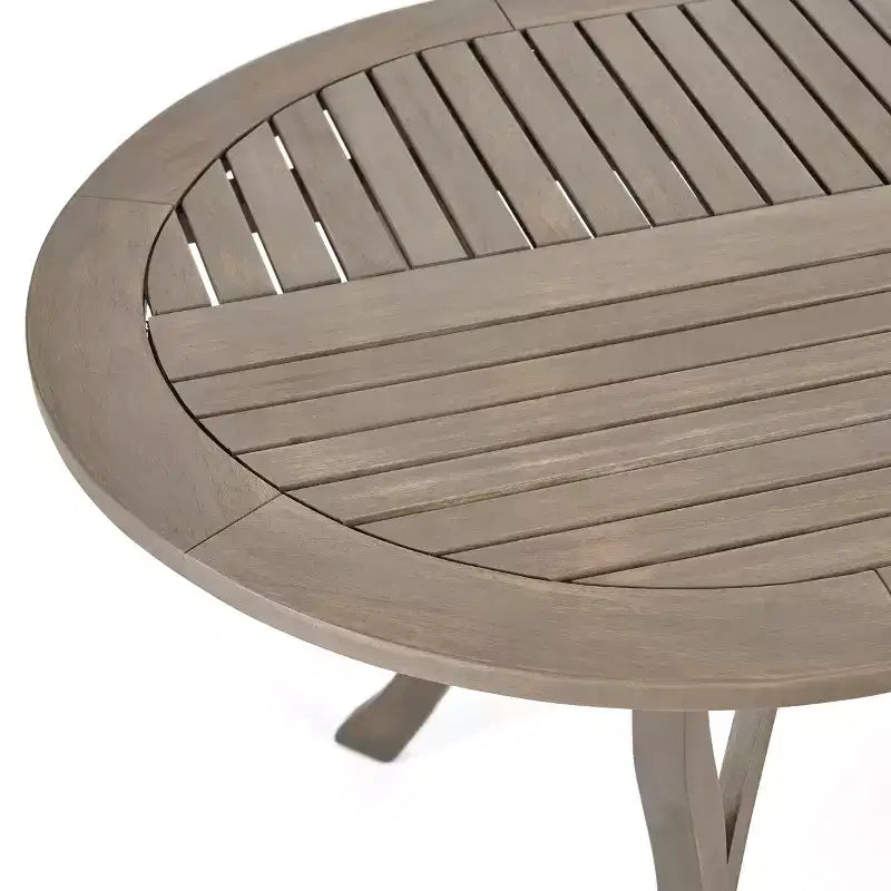 Christopher Knight Home Mason Outdoor Acacia Wood and Wicker 7 Piece Dining Set with Cushions