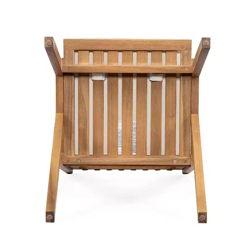 Christopher Knight Home Reynard 7 Piece Outdoor Acacia Wood Dining Set with Rope Back Chairs