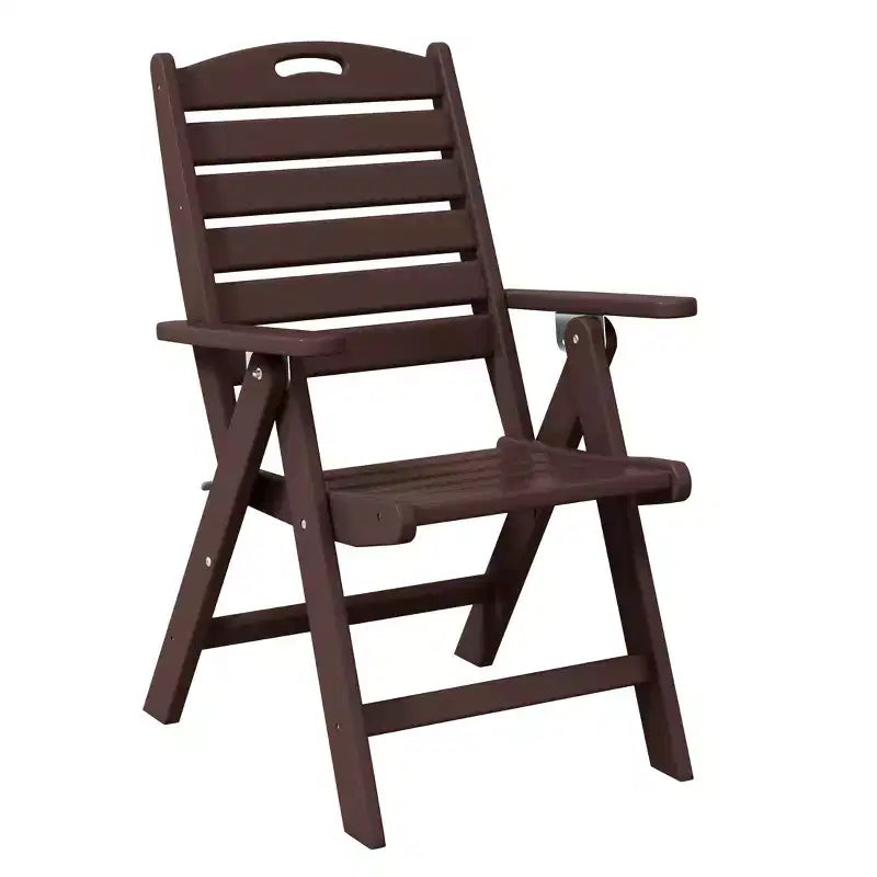 WestinTrends Malibu Ensemble de salle à manger d'extérieur carré 5 pièces en PEHD avec chaises pliantes, blanc